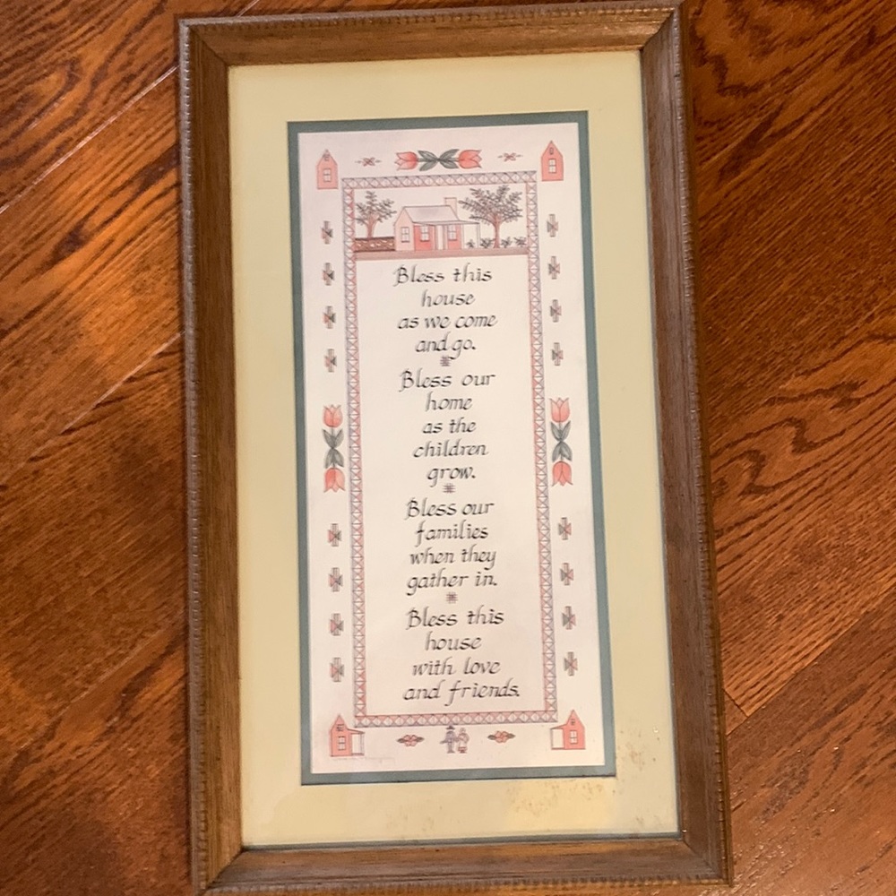 Picture with Wooden Frame